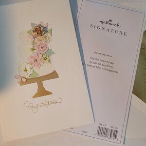 FREE  premium $8 Hallmark Wedding card with purchase of $55